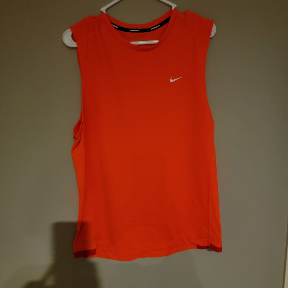 Nike Men's Bright Orange Muscle Tee
